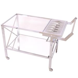 Art Deco Serving Trolley With Heater