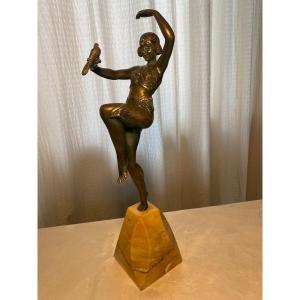 Bird Dancer Signed "lipchytz" - Art Deco 1930