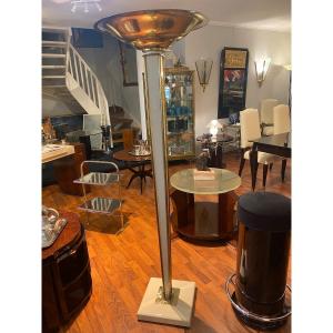 Floor Lamp By Jacques Adnet France 1930 - Art Deco