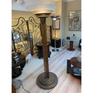 Perzel Floor Lamp- Bronze- Art Deco- France