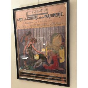 Art Deco Poster For The Arts Of Hairdressing And Perfumery, 1931