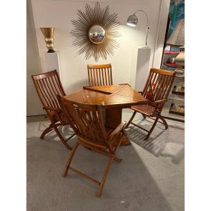 4 Starbay Folding Armchairs