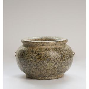 Hard Stone Vase In The Chalcolithic Style, Circa 3500-3200 Bc.