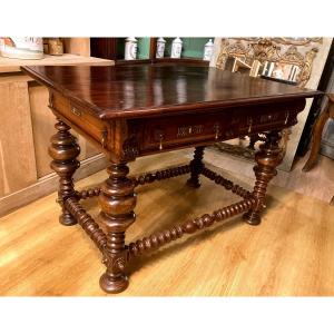 Portuguese Table In Native Wood - XVIIIeme