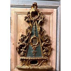 Monstrance- Polycromed Wood Reliquary- 18th Century