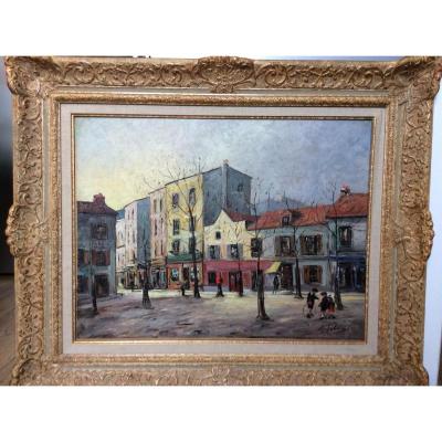 Edouard Febvre "place Du Tertre"