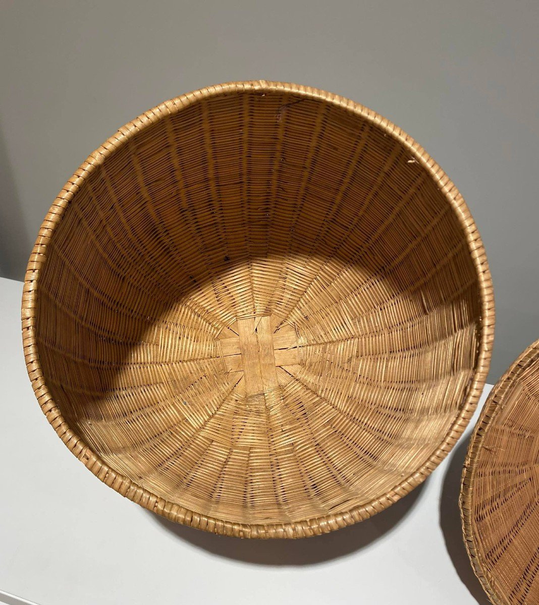 Proantic Large Old Tutsi Basket Agaseke/igiseke Type Rwanda Afric