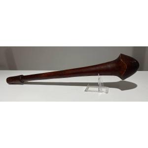 Impressive Kanak War Club - Art Oceania New Caledonia - 19th Century