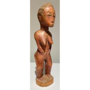 Impressive Baule Statue Ivory Coast Type Blolo Bla - Burkina Faso - Early 20th Century