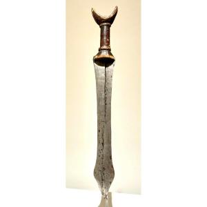 Old And Rare Knife From The Mbuun / Pindi Tribe - Dr Congo Kwango Kwilu Region -19th African