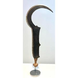 Old Exceptional Rare Knife Tribe Lobala Nzombo Ngbaka Dr Congo Africa Ca1880-1900