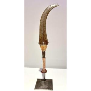 Curved Sword Knife From The Yakoma/ngbandi Tribe Dr Congo Ubangi - Africa - Ca 1880