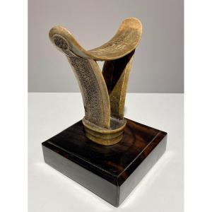 Headrest / Neckrest From The Boni Tribe Somalia Late 19th Century African Art