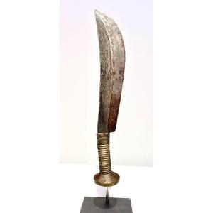 Knife Or Saber From The Teke Tribe, Drc / Kongo Brazzaville, 19th Century/1900