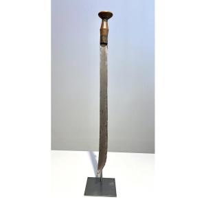 Knife Or Saber From The Tsogo / Mitsogho Tribe Gabon Africa 19th Century 62 Cm Tsogho