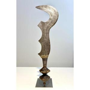  Old Rare Ngulu Knife From The Ngombe Doko Ngbaka Tribe Dr Congo Africa Ca 1900 Tribal Art