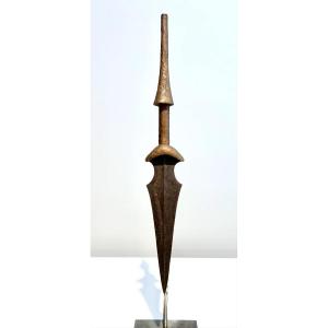 Antique Tetela Kasai Tribe Knife Dr Congo Africa-ca1880-1900 African Art