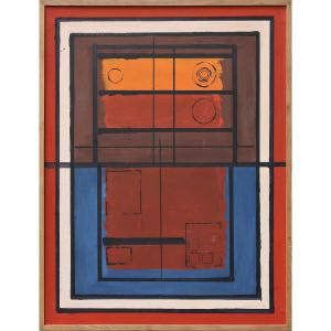 Slovak Painter  Alojz Klimo 1922 Piešťany – 2000 Bratislava “composition”