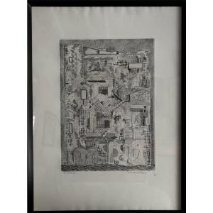 Roger Vieillard (1907-1989) - Night In The House