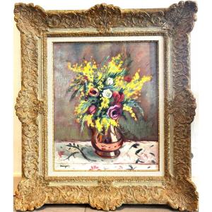 Henri Manguin (1874 - 1949) - Anemones And Mimonas 