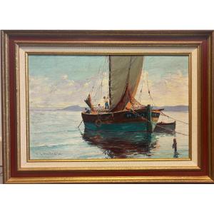Lauzières (20th Century) - Fishing Boat