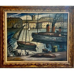 Louis Mathieu Verdilhan (1875-1928) - The Port Of Marseille