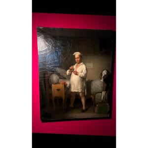  Oil On Canvas By The Painter "edme-jean Pigal"