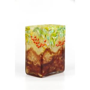 Daum Nancy Vase (mountain Ash)