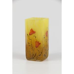 Daum Nancy Vase (poppies)