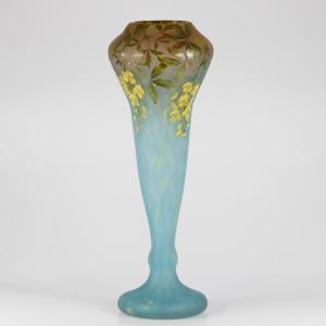 Daum Nancy Vase (laburnum)