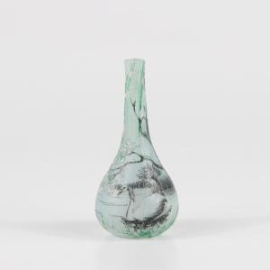 Daum Nancy Miniature Vase (swan)