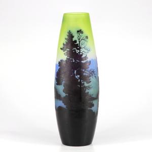 Gallé Vase (alpine Landscape)