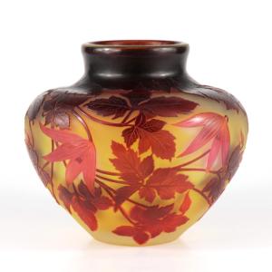 Gallé Vase (clematis Tage Lundell)