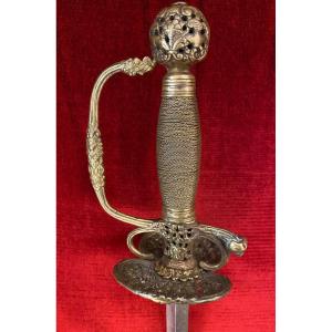 Court Sword - Old Monarchy - Reign Of Louis XV, Circa 1750