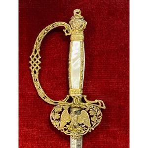 Sword Of Reward Presented To Chevalier Pagel, Mayor Of Isle-saint-denis - Franco-prussian War Of 1870