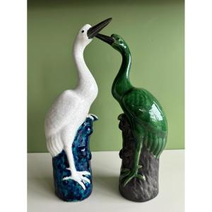 Ceramic – Pair Of Herons