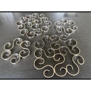 Christofle Gallia Trivets And Bottles