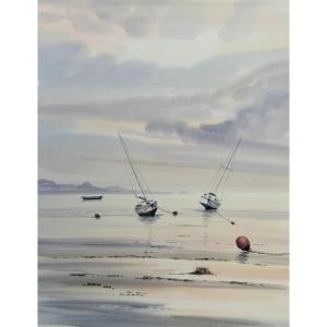 Watercolor, Low Tide