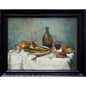 "Nature Morte aux Harengs" par André MARESTAN ...1945