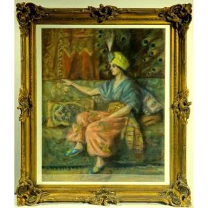 "la Sultane" By René Fourdrain ...1915