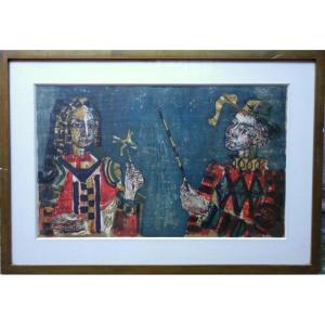 "the Magicians" Lithograph By Paul Aizpiri