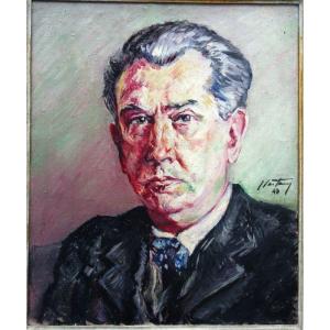 "PORTRAIT ou AUTOPORTRAIT" par Jacques CASTAING ...1943