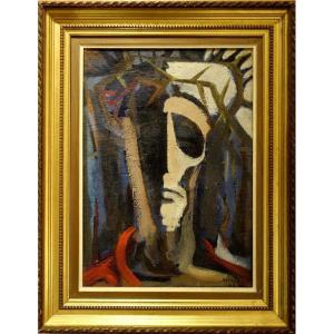 "CHRIST a la Couronne d'EPINES" par François VERNETTE ..1949