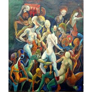 "nude Women" By Raymond Duville Around 1970