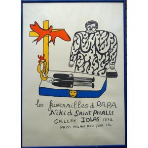 "Les FUNERAILLES de PAPA" par NIKI de Saint PHALLE..1972