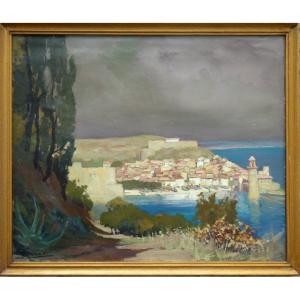 "collioure Stormy Weather" By Jean Marec Around 1950/60