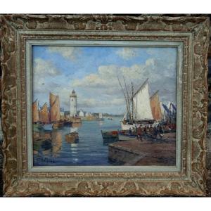 "port Of Sauzon In Belle-ile" By Yves Madec