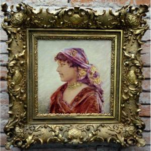 "oriental Woman" By Georges Becker Around 1890