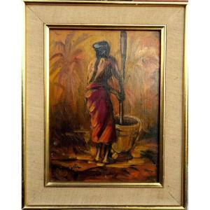 "african" By Guy-léon Fylla .....congo Circa 1960