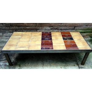 Coffee Table By Roger Capron ...vallauris Circa 1970